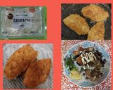 【男飯】白身魚を揚げて、のり弁トッピング作り方1写真