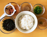 贅沢風味！はばのりと煎り酒のおとな飯作り方4写真