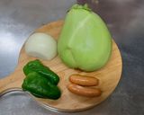青大丸茄子のピザ風ソテー作り方2写真