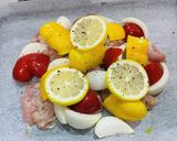 パプリカとレモン風味チキンのオーブン焼き作り方8写真