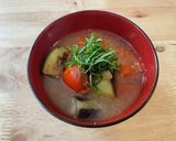 ナスとトマトの「夏！お味噌汁」作り方5写真