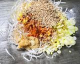 蛇腹きゅうりの長ネギラー油まみれ作り方3写真