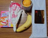 ヨウサマの減塩おやじの桃とバナナのケーキ作り方1写真