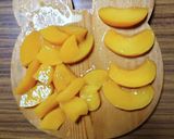 ヨウサマの減塩おやじの桃とバナナのケーキ作り方5写真