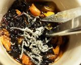 モロヘイヤ人参舞茸の鶏胸肉高野豆腐衣炒め作り方10写真