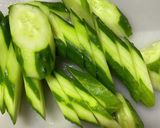 韓国ピリ辛胡瓜(胡瓜のキムチ風)作り方1写真