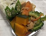 ご飯が進む！ゴーヤと豚肉甘辛炒め作り方7写真