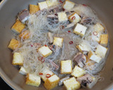 いわし缶と厚揚げのペペロンチーノ春雨作り方3写真