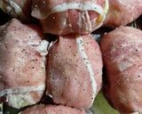 豚バラとロースの肉巻きポテト♪特製ソース作り方6写真