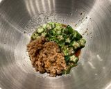 Natto Okra Udon作り方4写真