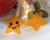 薄焼き卵＊型抜き作り方2写真
