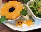 薄焼き卵＊型抜き作り方3写真