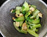 ヨウサマの減塩青梗菜と油あげの味噌酢和え作り方2写真