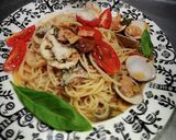 トマト&バジルの冷製パスタ@≧↺≦@)❩作り方5写真