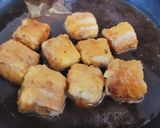 島豆腐の豚バラ巻きらふてー風作り方3写真