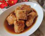 島豆腐の豚バラ巻きらふてー風作り方4写真