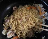 超簡単！業スー塩だれで塩たま焼きそば作り方4写真