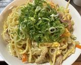 超簡単！業スー塩だれで塩たま焼きそば作り方6写真
