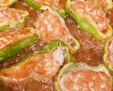 甘辛和風あんかけのピーマンの肉詰め作り方8写真