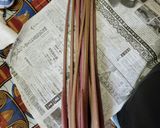 ずいき下処理(手抜編)作り方1写真