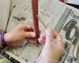 ずいき下処理(手抜編)作り方3写真