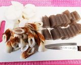 大根竹輪こんにゃくの煮物作り方1写真