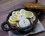 白菜と豚肉の雪だるま鍋作り方9写真