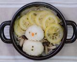 白菜と豚肉の雪だるま鍋作り方8写真