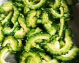 ゴーヤ、豆板醬を入れた、簡単青椒肉絲風作り方1写真