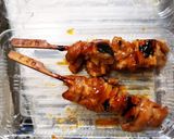 残り物で☆焼き鳥とポテトのホイル焼き☆作り方1写真