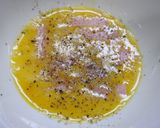 簡単！そうめん　釜揚げカルボナーラ　作り方1写真