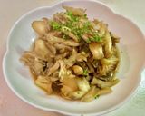 お出汁薫るたっぷり舞茸のバター炒め作り方5写真
