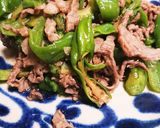 ゴーヤ、豆板醬を入れた、簡単青椒肉絲風作り方11写真
