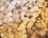 【時短】鶏ひき肉とカブのかぼちゃ餡かけ作り方3写真