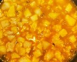 【時短】鶏ひき肉とカブのかぼちゃ餡かけ作り方4写真