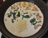 ポルチーニ茸のチーズクリームパスタ作り方4写真