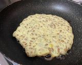 ほぼ納豆のみのお好み焼き作り方1写真