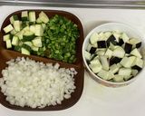 離乳食取り分け☆夏野菜キーマカレー作り方1写真