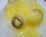 キウイ×ハチミツのフルーツかき氷作り方4写真