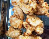 柔らか醬油麹鷄胸肉パン粉焼き♡温野菜和え作り方7写真