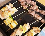 ホットプレートで簡単！！おうちで焼き鳥作り方5写真