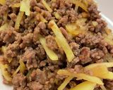 豚挽肉と千切りじゃがいもの甘辛炒め＊作り方11写真