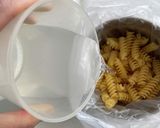 【ポリ袋の防災レシピ】トマトツナパスタ作り方3写真