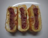 コンビーフの卵焼き（お弁当）作り方5写真