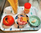 生トマトで作る◎ベーコントマトパスタ作り方1写真