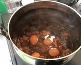 八丁味噌の濃～い味付けのどて煮丼作り方5写真