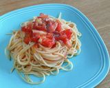 生トマトで作る◎ベーコントマトパスタ作り方12写真