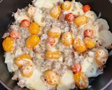 超簡単トマトとひき肉のチーズ煮込み作り方8写真