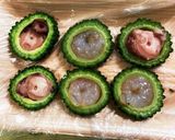 ゴーヤの海老とタコ詰め作り方2写真