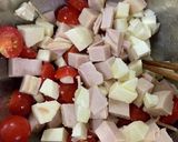 簡単！冷製パスタ　カプレーゼのパスタ　作り方2写真